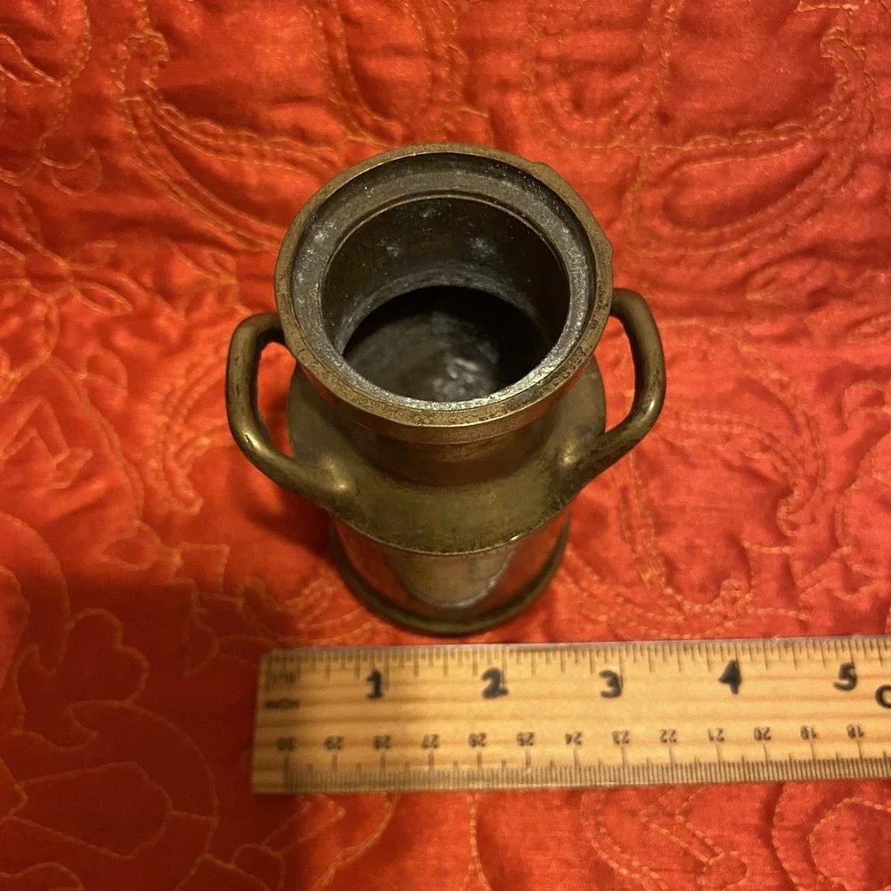 Antique Vintage Brass Milk Jug Handmade Height‎ 4.5